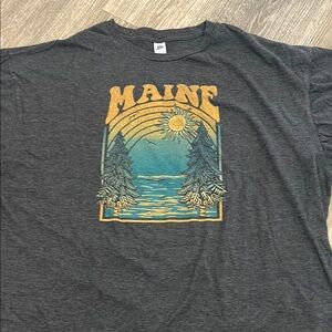 Maine Graphic T